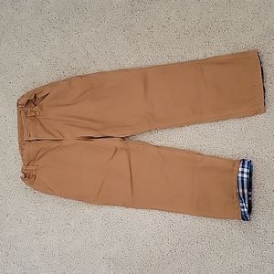 Youth Carhartt Flannel-Lined Pants Size 12